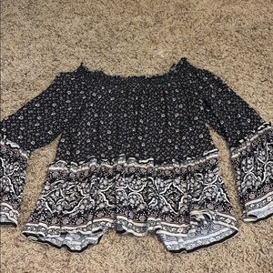 off the shoulder top